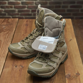 Botas tácticas de combate de verano PAV 707 color coyote