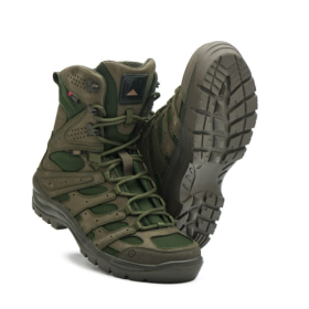 Botas tácticas de combate para media temporada PAV 707 color caqui