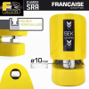 FR Security FR410Y Motorrad-Diebstahlschutz SRA, Alarm 120dB, Anti-Bohrschutz