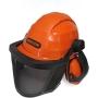 Oregon Waipoua Professional Chainsaw Safety Helmet with Ear Cuff and Mesh Visor