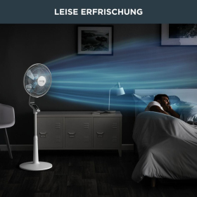 Ventilator Rowenta VU5640 Turbo Silence Extreme | 4 Geschwindigkeitsstufen | Nachtmodus | Bis zu 80 m³/min