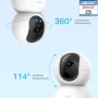 TP-Link Tapo C200 360° внутрішня WiFi камера безпеки FHD 1080P нічне бачення виявлення руху