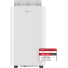 Midea Mobiles Klimagerät Silent Cool 26 Pro, 9000 BTU 2,6kW, Kühlen&Ventilieren&Entfeuchten, Raumgröße bis 88m³(33㎡), Mobile Klimaanlage mit Abluftschlauch, Weiß