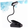 HEMOTON Clip Light USB Lamp, USB Lights, Flexo Desk Reading Lamps, USB LED Book Light, Reading Light with Clip, Outdoor Reading Lamp, Light for Reading, Desk Lamp