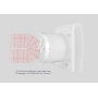 Bathroom fan Bosch Thermotechnik Fan 1500 DH, diameter 100 mm, with humidity sensor and adjustable time