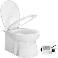 Elektrische Toilette für Wohnmobile und Boote, 12 V, leistungsstarke Zerkleinerungspumpe für den Heimgebrauch mit Ein/Aus-Schalter zur Steuerung der Spülung