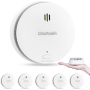 Smoke detector, smoke detector, 85 dB, complies with EN 14604