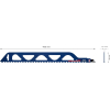 Bosch Professional 1x sabre saw blade Expert “Hollow Brick” S 2243 HM (for Poroton building block, length 455 mm, sabre saw accessory)