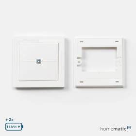 Homematic IP Smart Home 155342A0 — великий і гнучкий настінний вимикач, білий