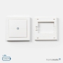 Homematic IP Smart Home 155342A0 — interruptor de pared grande y flexible, blanco