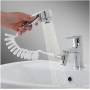 Universal lightweight shower, wash basin, shower, hand shower, kitchen siphon, easy to install bio adhesive bracket, practical and space-saving