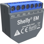 Shelly EM | WiFi-controlled smart energy meter and contactor control relay switch | Home automation | Alexa & Google Home compatible | iOS Android app