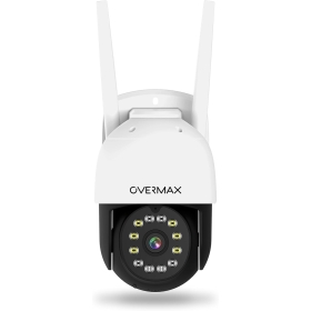 Outdoor-PTZ-Kamera Overmax CAMSPOT 4,95 QHD, 4 MP, Farbnachtmodus mit einem Drehwinkel von 60 m, 355°/90°, Betrachtungswinkel 100°, Bewegungserkennungsalarm, Zwei-Wege-Audio