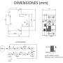 Differential switch with automatic reset and automatic reconnection, 2P, 40A, 30mA, 6Ka, AC class