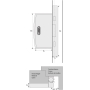 Automatic side hinge locking FAS97, additional window locking on the hinge side – ABUS security level 10