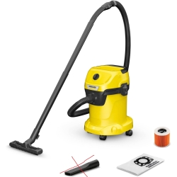 Wet and dry vacuum cleaner Kärcher WD 3 V-17/4/20, 1000 W, 17 l, 2 m hose