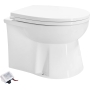 RV Boat Electric Toilet 12V Powerful Home Use Macerator Pump with On/Off Switch to Control Flush