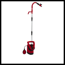 Дождевой насос Einhell GE-SP 3546 RB (350 Вт, макс. расход 4,6 л/ч, макс. высота подачи 11 м, бесступенчатый поплавковый выключатель)