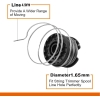 Moritale thread spools for trimmer BOSCH EasyGrassCut 18 23 26 Art 23 26 thread cutter (BOSCH F016800569 / F16800385, 2 pcs.)