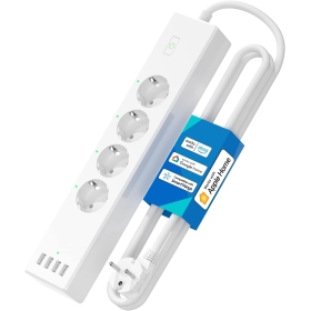 Verlängerungskabel Meross Smart für 4 Steckdosen + 4 USB-Anschlüsse