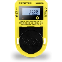 Contador de electricidad TROTEC para enchufe BX50 MID - rango de medición de 57,5 ​​a 3680 W, indicación en vatios