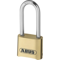 Abus 180IB/50HB63_C_N - Nautilus Combination Padlock, 50mm, Extra Long, Stainless Steel, 4 Digits, Blister Pack