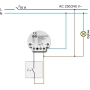 NEXENTRO 57004000 Интерфейс ZigBee с двумя кнопками для дооснащения существующих выключателей умного дома, подходит для стандартных розеток скрытого монтажа, 230 В, белый