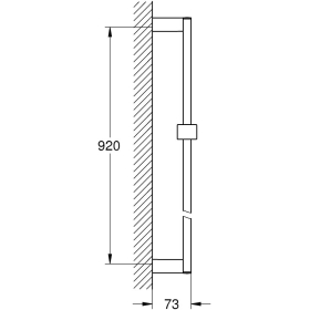 Grohe Euphoria Duschstange aus Edelstahl