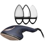 Russell Hobbs 2-in-1 mini steam iron (1700 W, 20 g/min steam, heat-resistant bag, 3 attachments).