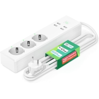 Meross Smart multi-plug WiFi power strip, compatible with Alexa and Google Home, with timer function