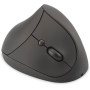 DIGITUS DA-20155 Wireless Ergonomic Mouse, Vertical, 6D (Buttons), Rechargeable Battery Black