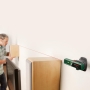 Bosch EasyLevel laser level with wall mount (laser line for flexible wall alignment and laser point for easy height adjustment)