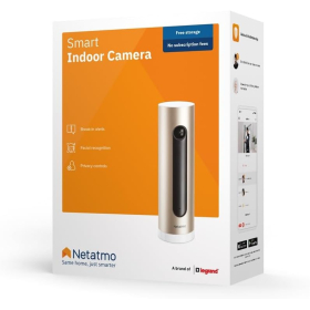 Netatmo Smart Indoor Security Camera, WIFI, Motion Detection, Night Vision, NSC01-EU