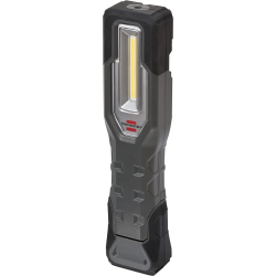 LED work light Brennenstuhl HL 1000 A IP54 with battery: COB LED, 1000 200 lm, up to 24 hours light duration, magnets and hooks, USB-C, [energy consumption class A+]