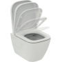 Wand-WC Ideal Standard T542201 mit Spülung ohne Führung (RimLS+)