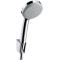 Hansgrohe 27592000 Croma 100 Vario hand shower with bracket and hose, 1.25m, 4 jet types, chrome