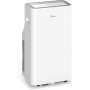 Midea Mobiles Klimagerät Silent Cool 26 Pro, 9000 BTU 2,6kW, Kühlen&Ventilieren&Entfeuchten, Raumgröße bis 88m³(33㎡), Mobile Klimaanlage mit Abluftschlauch, Weiß