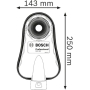 Bosch Professional Staubabsaugung GDE 68 (kompatibel mit allen Bohrgeräten mit einem maximalen Bohrdurchmesser von 68 mm)