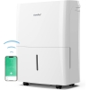 Deshumidificador Comfee 16L, hasta 80m³ (32m²), modo inteligente, temporizador 24 horas, tanque de agua 3L, compatible con aplicaciones, blanco, MDDF-16DEN7-WF