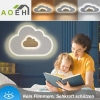 LED Deckenlampe Kinder Deckenbeleuchtung Moderne Wolke Holz Kinder Deckenlampe Dimmbare Deckenlampe mit Fernbedienung