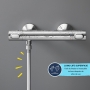 GROHE Flexibler Bad-Brauseschlauch VitalioFlex Comfort, 1500mm Brauseschlauch, knickfest, glänzende Oberfläche, universeller 1/2"-Gewindeanschluss, Chrom, 28743002 (Deutschland-Import)