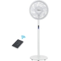 Midea S8: Quiet pedestal fan with remote control, 7 rotor blades