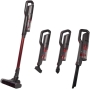 250W Cordless Vacuum Cleaner, Brushless Motor, 4-in-1 Vacuum Cleaner for Deep Cleaning of Carpets