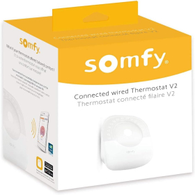 Somfy 1870774 – Termostato de cable V2 para calefacción o calderas individuales
