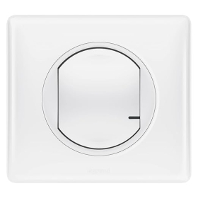 LEGRAND – Vernetzter Schalter mit Dimmer-Option für Céliane mit Netatmo-Installation – kabelgebundener Schalter – mit Platte – weiß lackier