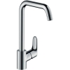 hansgrohe Focus M41 - grifo de cocina con caño altura 260 mm, giratorio 360°