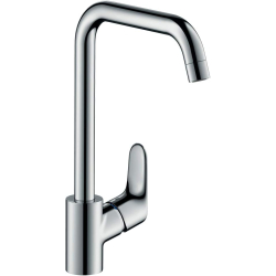 hansgrohe Focus M41 - grifo de cocina con caño altura 260 mm, giratorio 360°