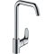 hansgrohe Focus M41 - кухонный смеситель с изливом высотой 260 мм, поворачивается на 360°