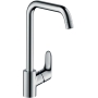 hansgrohe Focus M41 - змішувач для кухні з виливом висотою 260 мм, обертається на 360°