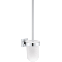 GROHE Start Cube - toilet brush set (wall mounting, concealed attachment, material: glass/metal)